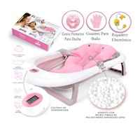 Bañera plegable Baby Happy Flex Completo Rosa